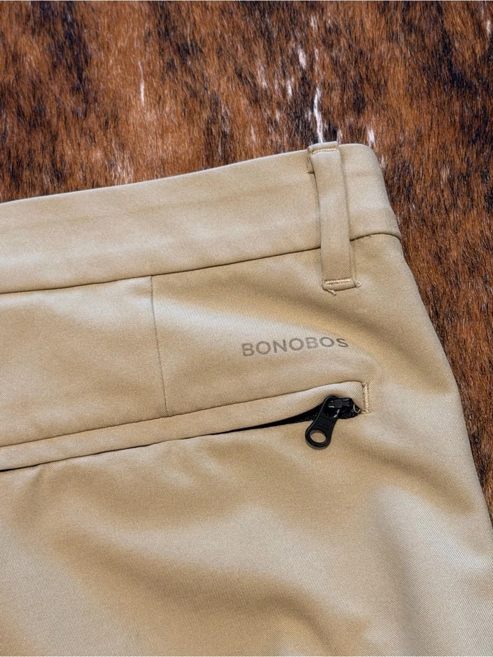 Mens Highland Tour Bonobos Golf 31/28 Tailored Khaki Tan Pants